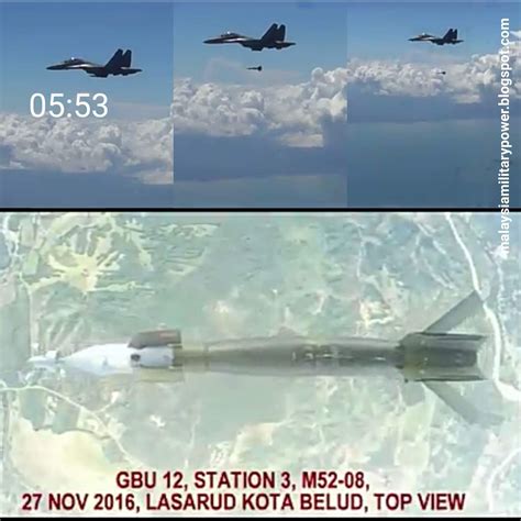 Senang Diri Malaysian Air Force Su 30mkm Certified To Carry Gbu 12