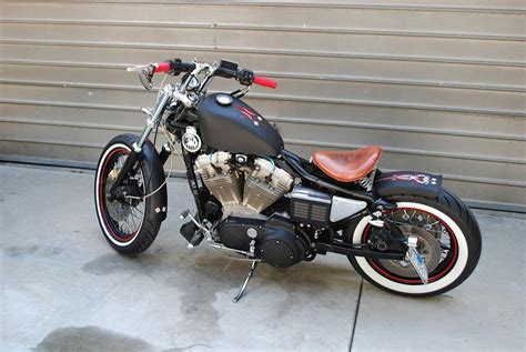 Harley davidson sportster xl883 iron bobber customblack edition. Chappell Customs | Harley sportster 883, Bobber bikes ...