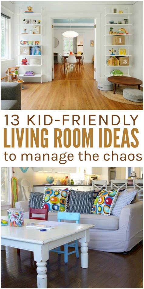 But it doesn't mean that you should expend your hard earned money in new decors. 13 Kid-Friendly Living Room Ideas to Manage the Chaos ...