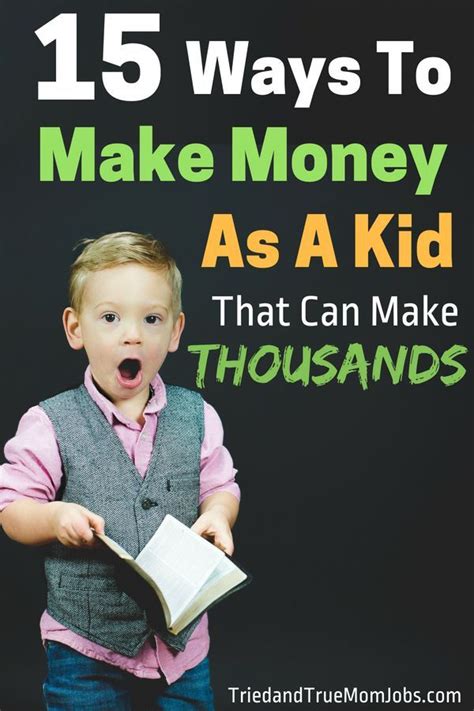 While talking about kids, there are still a number of ways through which they can start earning some money even without having 9 to 5 jobs. Pin on Mom Blogs To Follow - Pinterest Group Board