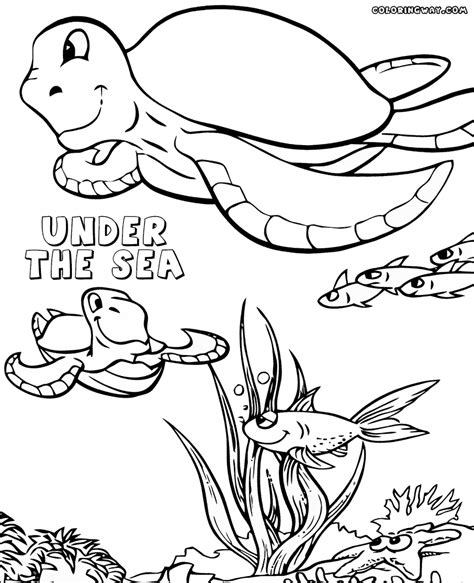 Related wallpaper for printable alphabet sea worksheet crab for kindergarten. Under the sea coloring pages | Coloring pages to download ...