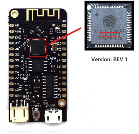 Wemos LOLIN32 Lite Board Powered By ESP32 Rev 1 Chip Sells For 4 90