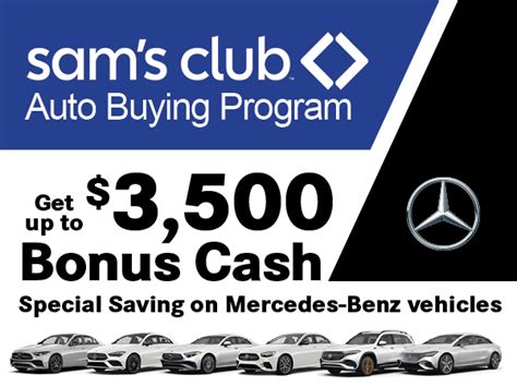 Mercedes Benz Sams Club Auto Buying Program Bud Smail Motorcars Ltd