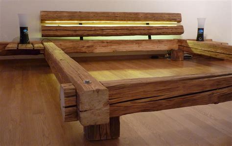 Bett selber bauen , bett bauen, familien bett , holzbalken. Bett selber bauen für ein individuelles Schlafzimmer ...