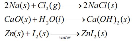 A+bc ac+b identify which of the following reactions are single types of reactions 1.synthesis reactions 2. Chemical Reactions - Classification - Synthesis ...