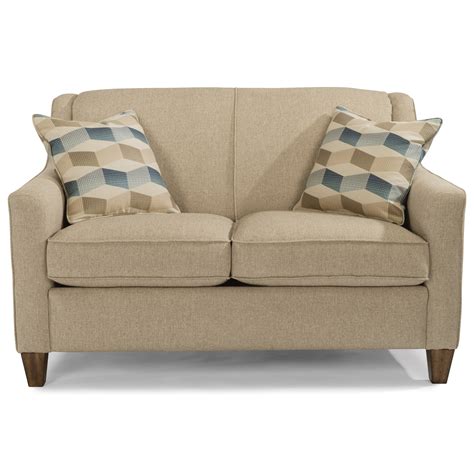 Flexsteel Holly 5118 20 Contemporary Loveseat With Welt Cording