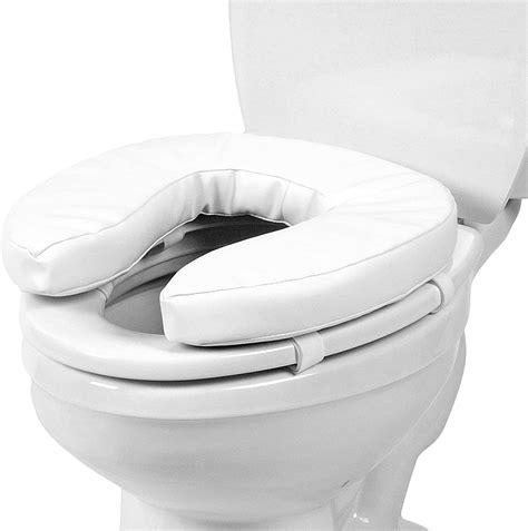 Raised Toilet Seat Cushion 2 High Padded Comfort Support