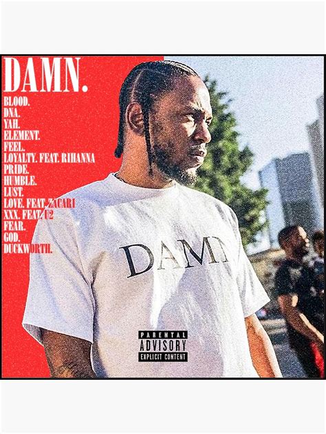 Damn By Kendrick Lamar Alternate Cover Photographic Print For Sale By Sampathdesilva