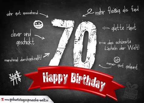 _ wärst du präsident geworden, mein liebster, bester großvater, du, dann wären nicht nur wir geborgen, das ganze land fände dann ruh. Komplimente Geburtstagskarte zum 70. Geburtstag Happy Birthday - Geburtstagssprüche-Welt