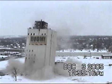 Zip Feed Mill Sioux Falls Failed Implosion Aerial View YouTube