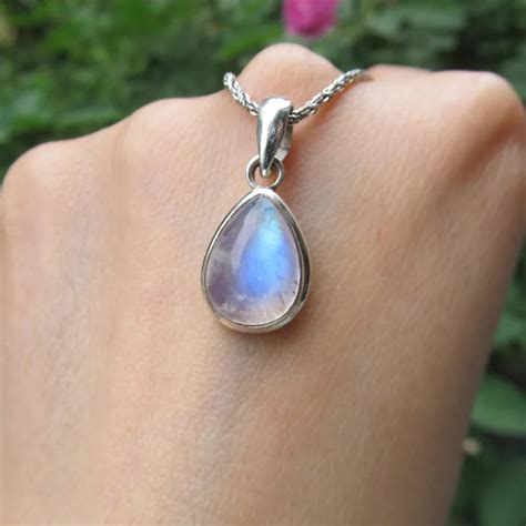 925 Sterling Silver With Natural Handmade Moonstone Pendant Pendant