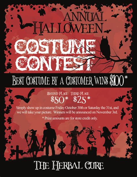 Annual Halloween Costume Contest At The Herbal Cure The Herbal Cure
