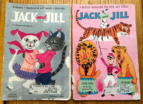 vintage february 1954 and june 1954 jack and jill magazines etsy jack and jill etsy vintage