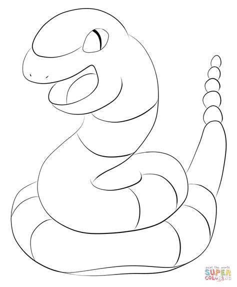 Dibujo de Ekans para colorear Dibujos para colorear imprimir gratis