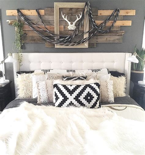 Black And White Boho Bedding Home Bedroom Country Bedroom Decor