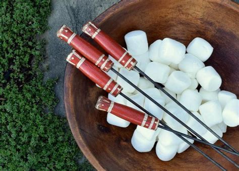 To achieve the best outcomes, clean burner pans, and fire pit media regularly. Vintage Campfire Marshmallow Sticks. Red Painted Wood ...