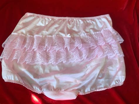 Shop Now Click Now To Browse Free Shipping On All Orders Nylon Lilac Ruffle Sissy Lacy Rhumba