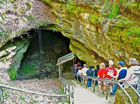 Entrance To Mammoth Cave In Mammoth Cave National Park