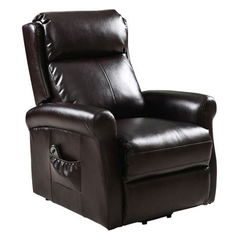 The power lift assist recliner from red barrel studio lets you relax with style. Red Barrel Studio® Ouray Faux Leather Power Lift Assist ...