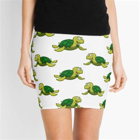 Turtle Pattern Mini Skirt For Sale By Calvinmurray47 Mini Skirts