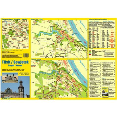 Tilsit Um 1930 Sowjetsk 2012 110000 Landkartenschroppde Online Shop