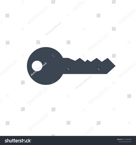 Security Key Icon Vector Graphic Stock Vector Royalty Free 1702830406