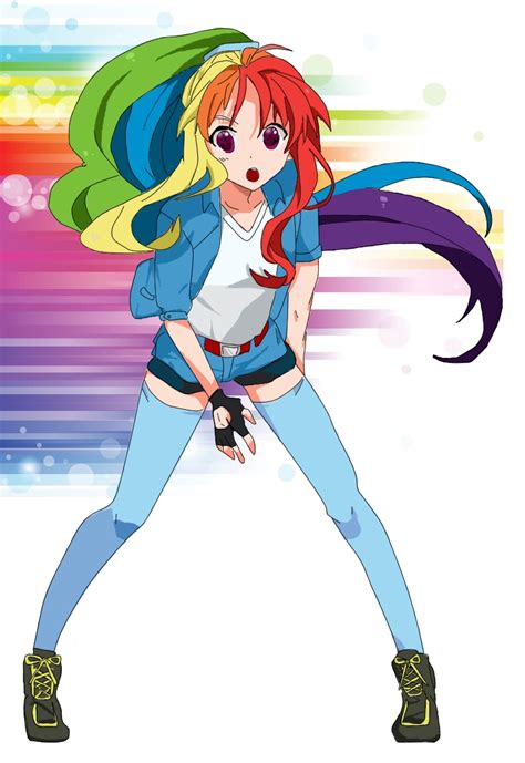 Anime Human Rainbow Dash By Shadiestorm On Deviantart