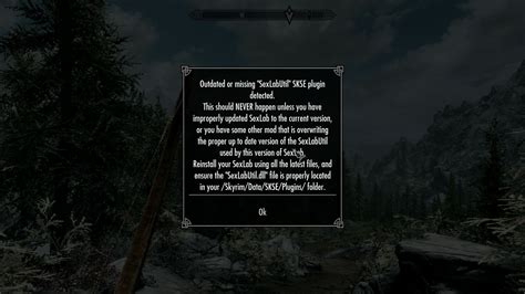 Sexlabs Install Issues Downloads Skyrim Special Edition Adult Mods