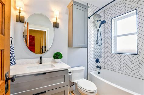 Cameron designed a 7' by 6' space framed with curved wall in the middle of the new space to. Modern Powder Room Remodel Ideas and Cost of 2020 - The ...
