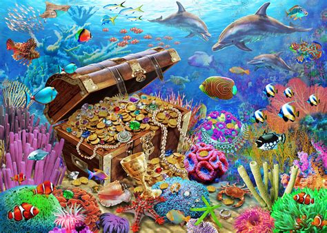 Undersea Treasure Stylish Poster Photowall