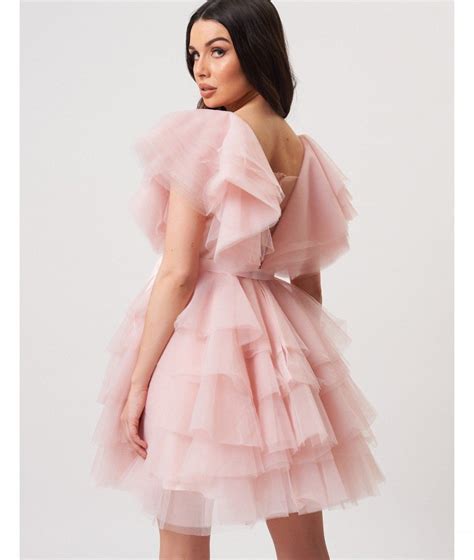 Light Pink Ruffle Dress By Foreverunique Pageant Planet Pink Ruffle