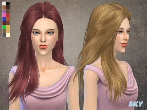 Hair Mm215 By Skysims At Tsr Sims 4 Updates