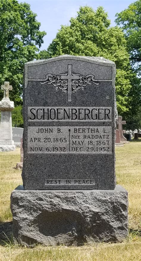 John B Schoenberger 1865 1932 Find A Grave Memorial