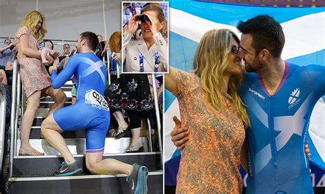chris pritchard proposes to girlfriend at commonwealth games daily mail online