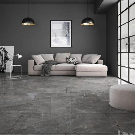 But vinyl is probably the best option on. Turin Grey Polished Porcelain Tile in 2020 | Grey polished ...