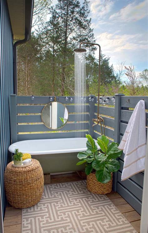 28 most incredible outdoor tub ideas for an invigorating experience outdoor bathroom design