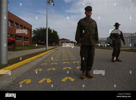 Us Marine Corps Sgt Michael Miano A Senior Drill Instructor With
