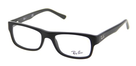 Eyeglasses Ray Ban Rx 5268 5119 50 17 Unisex Noir Mat Rectangle Frames Full Frame Glasses Trendy