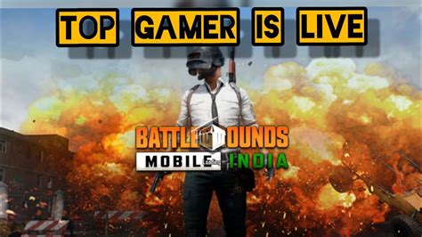 Top Gamer Is Live Bgmi 😄 Stream Playing Squad Streaming With