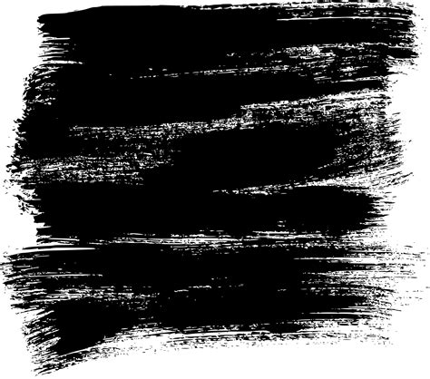 8 Grunge Brush Stroke Square Png Transparent 455