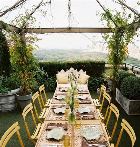 Not only can gardens be aesthetically pleasing. 20 Best Rooftop Dinner Party Decorations | Home Design And ...