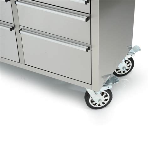 stainless steel  drawer work bench tool box chest