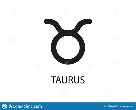 Taurus Symbol Of The Horoscope Stock Vector Illustration Of Space