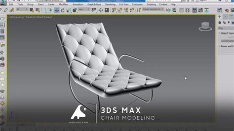 3d Max 2017 Chair Modeling Tutorial Youtube