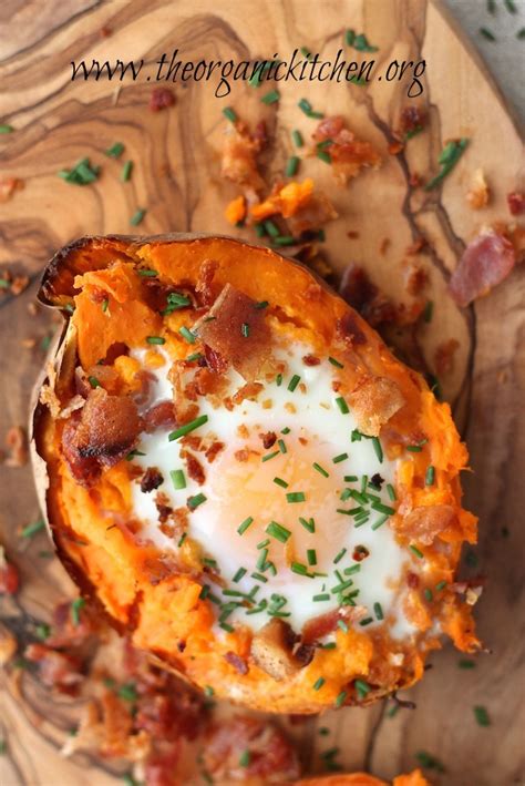 Twice Baked Sweet Potatoes The Organic Kitchen Blog And