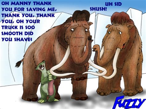 Rule 34 Ellie Ice Age Flaccid Fuzzy Fuzzy Artist Holding Penis Ice Age Series Male