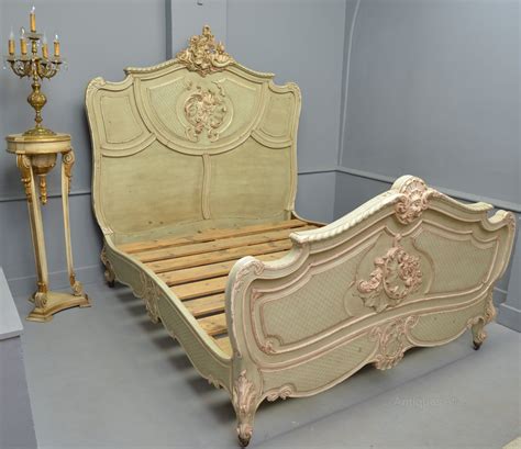 Fine Louis Xv Rococo French Painted King Size Bed Antiques Atlas