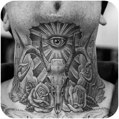 Neck Tattoo Throat Tattoo Best Neck Tattoos Neck Tattoo For Guys