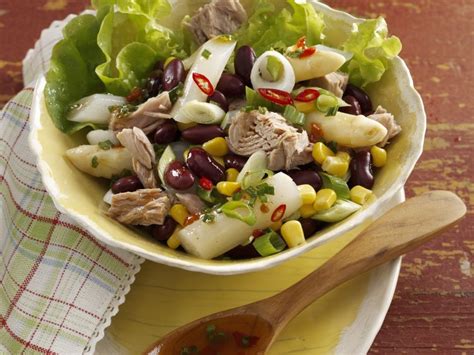 Spargel Thunfisch Salat Mit Mais Und Bohnen Rezept EatSmarter