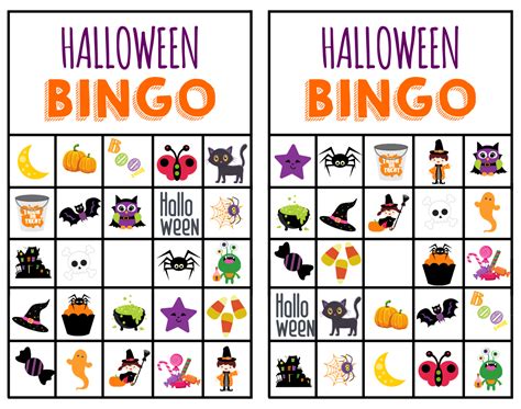 15 Best Free Printable Halloween Bingo Cards Pdf For Free At Printablee